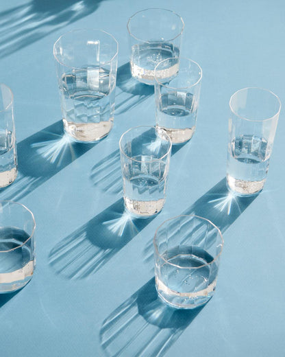 Hay Angle Glass - Medium: Set of 4 glasses