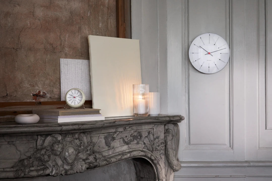 Rosendahl Bankers Table Clock: Dark Grey