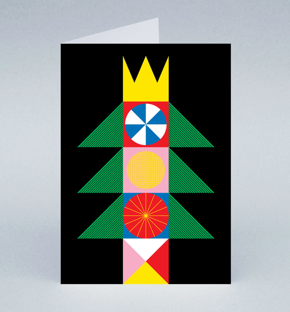 Paul Farrell King Tree Christmas Card