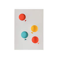Cut & Make Blow Balloons Greeting Card