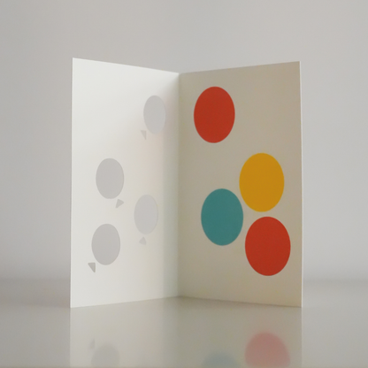 Cut & Make Blow Balloons Greeting Card