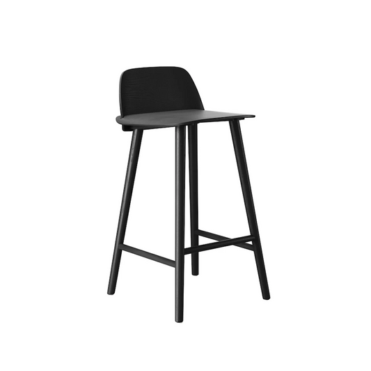 Muuto Nerd Counter Stool SH 65cm Black Ex-display