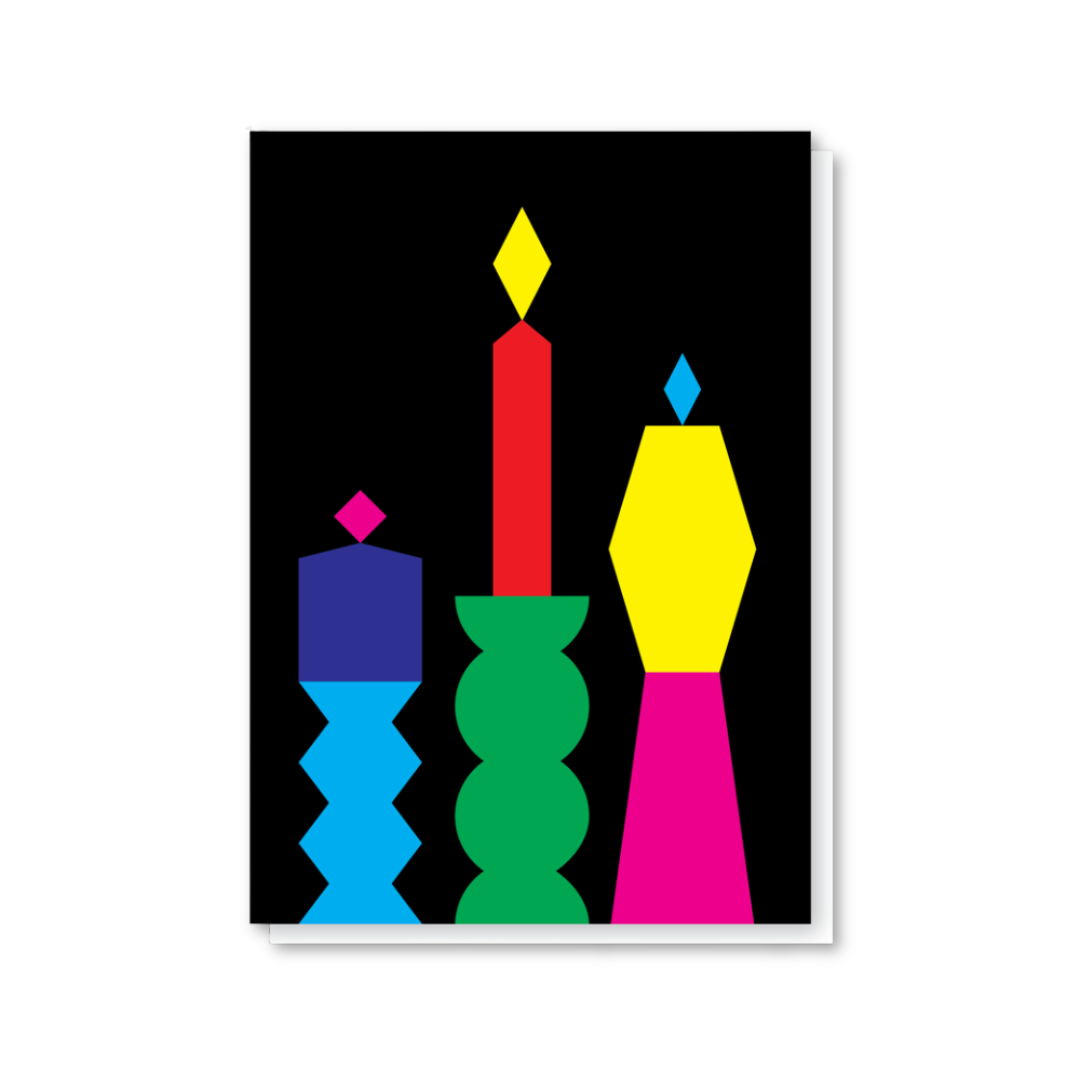 Paul Farrell Christmas Candles Card