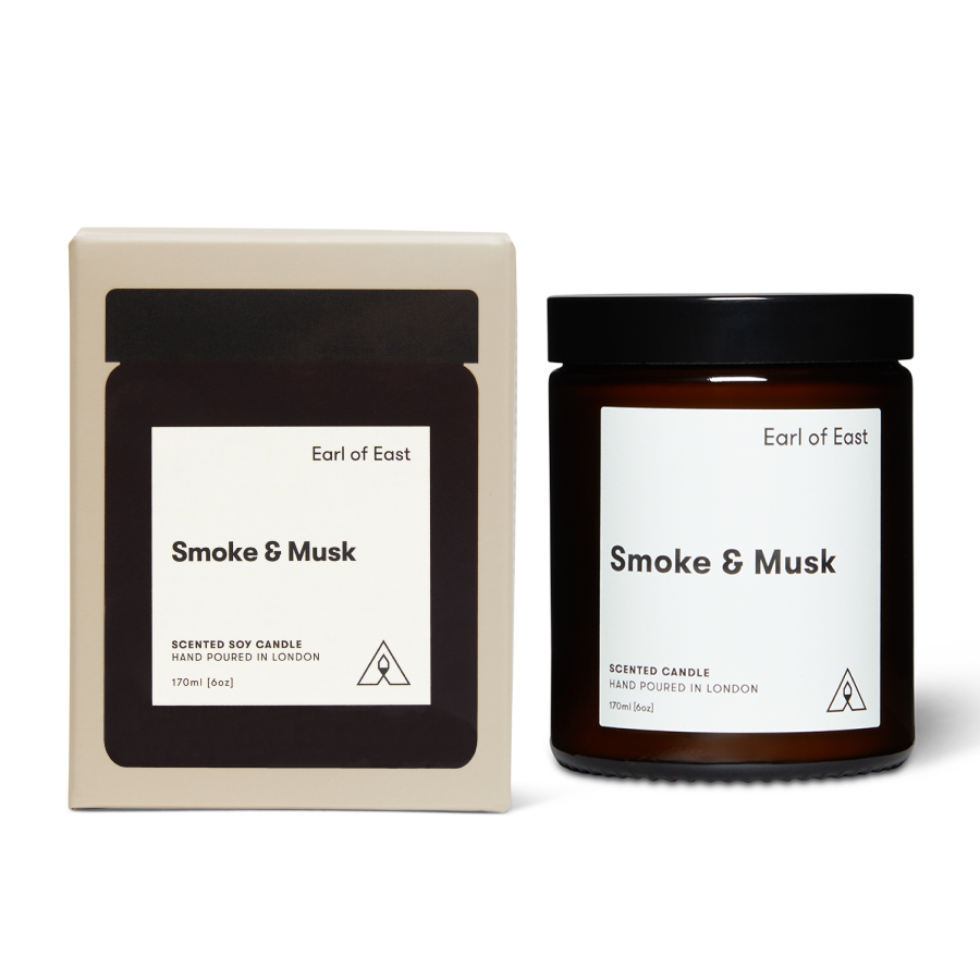 Earl of East Smoke & Musk - Soy Wax Candle 170ML