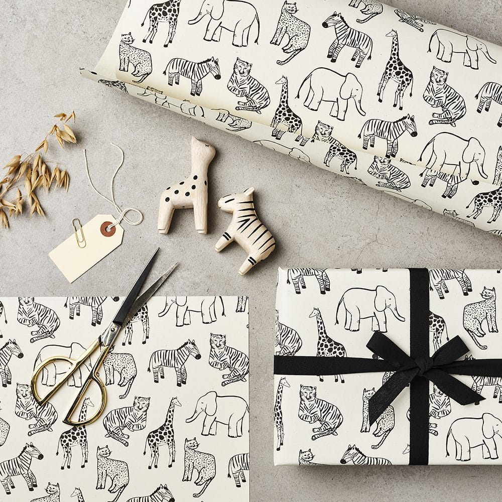 Katie Leamon Multi Animal Gift Wrapping Paper