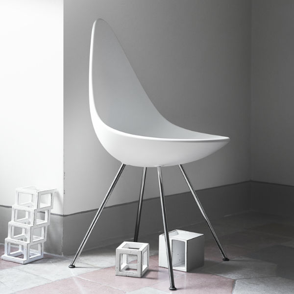 Fritz Hansen Drop Chair Plastic Shell