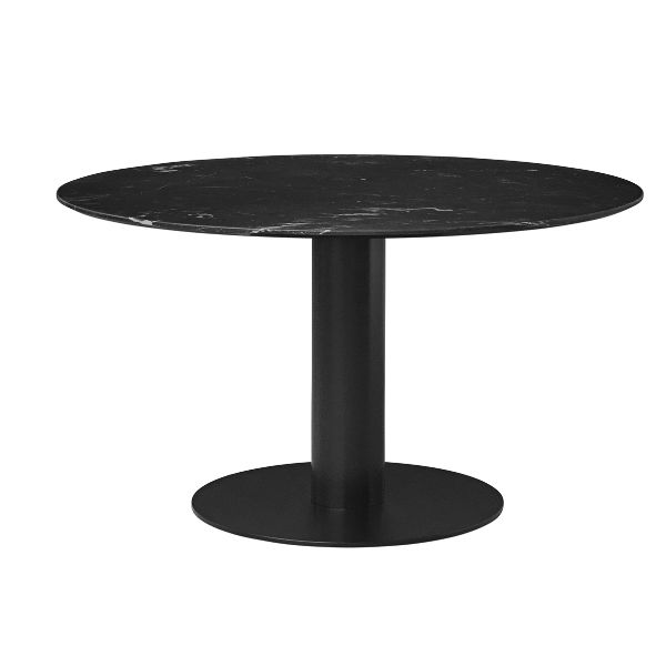 Gubi Table 2.0  Round Black Marble