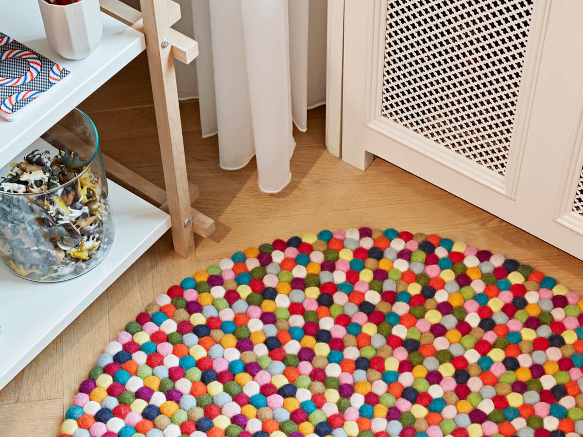 Hay Pinocchio Rug Multicoloured