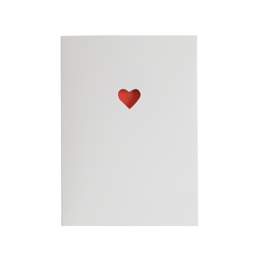 Cut & Make Heart Greeting Card