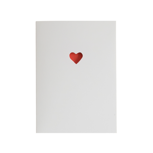 Cut & Make Heart Greeting Card
