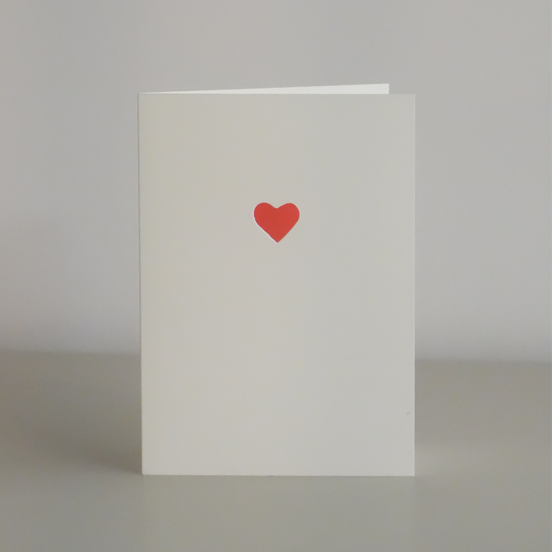 Cut & Make Heart Greeting Card