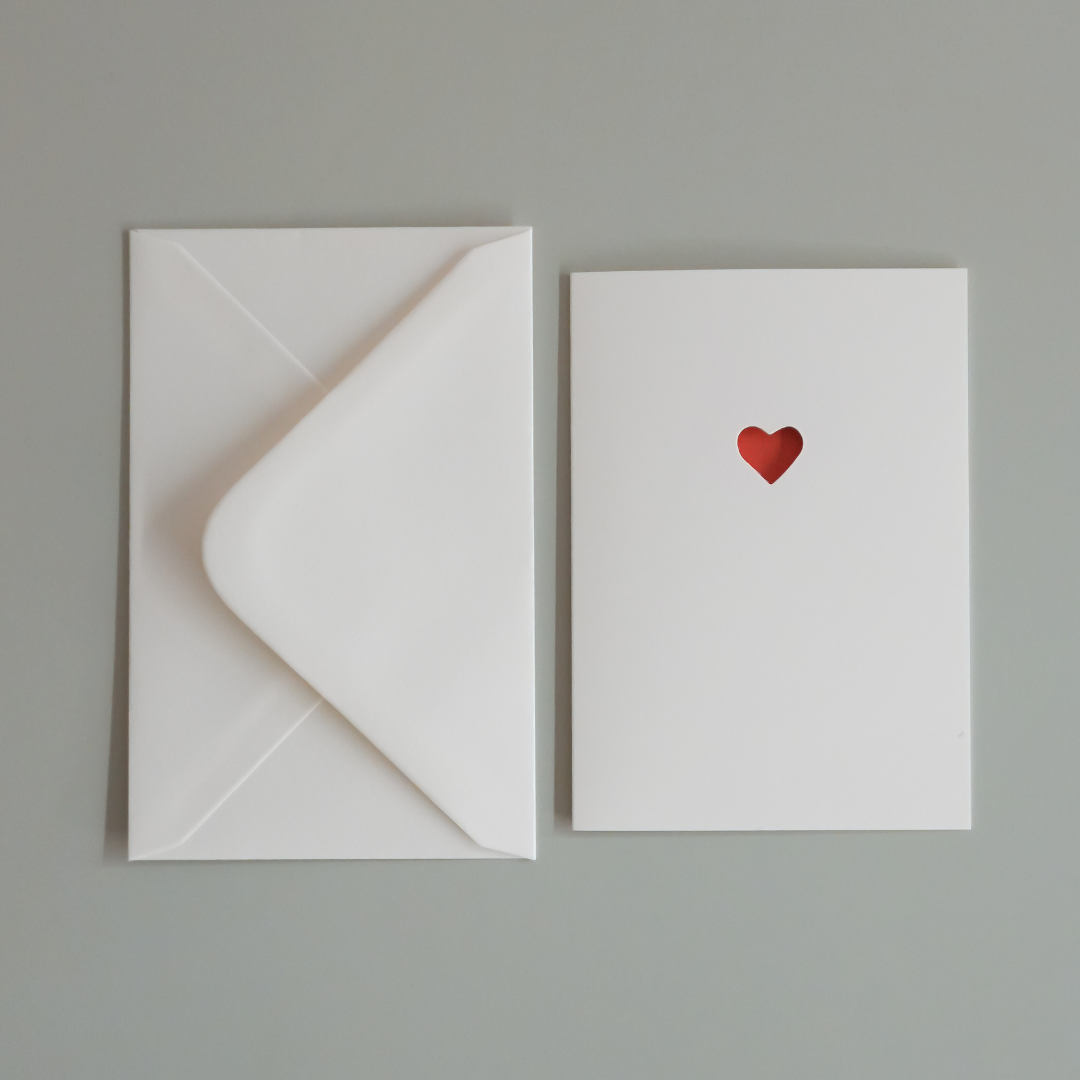 Cut & Make Heart Greeting Card