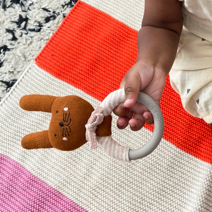 Sophie Home Rabbit Teething Rattle