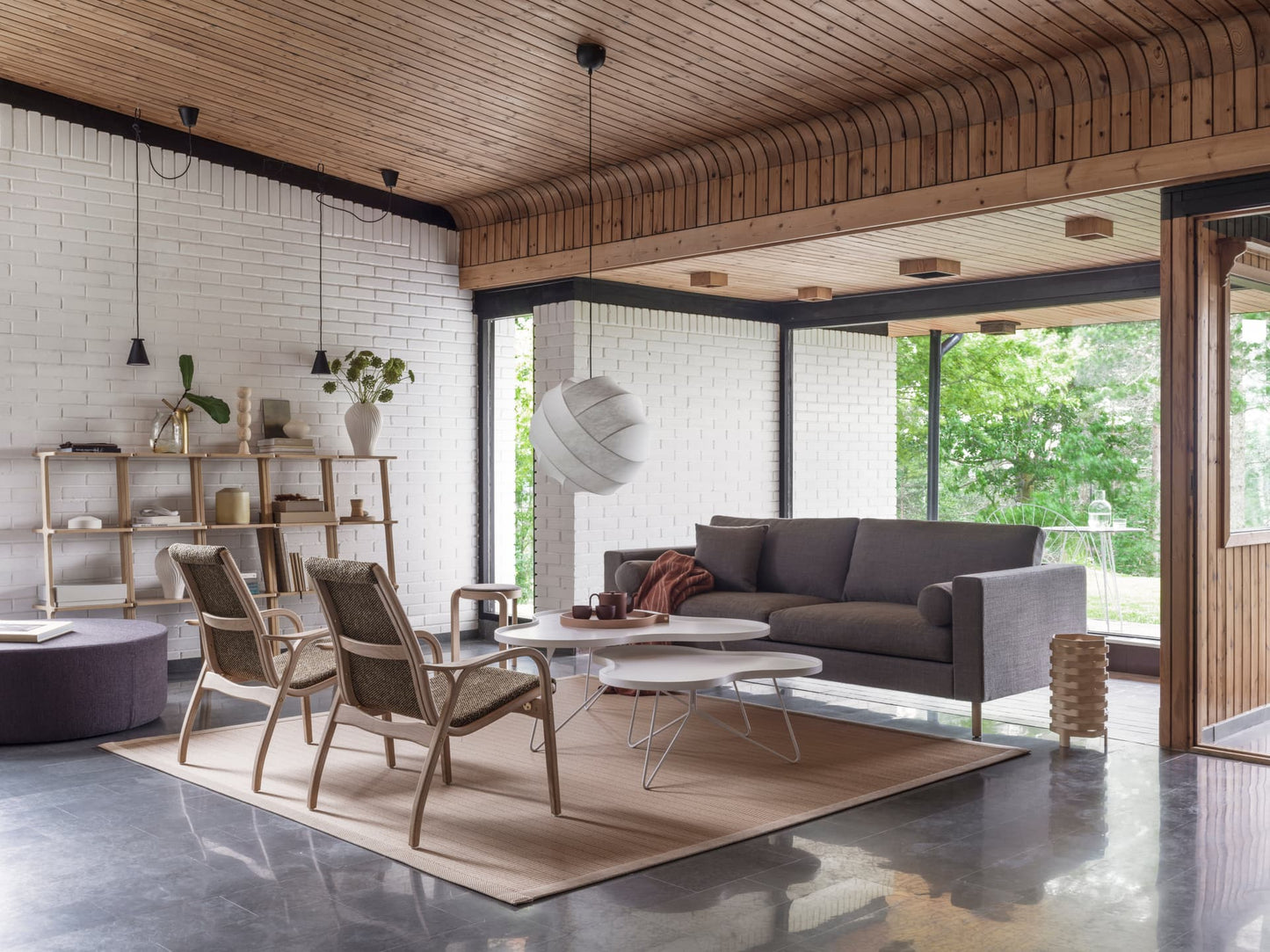 Swedese Flower Mono Coffee Table (90 x 84cm)