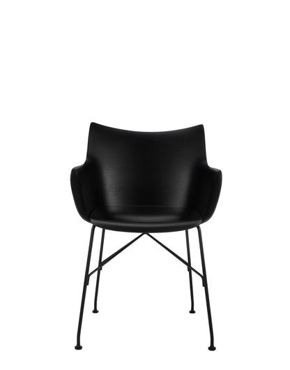 Kartell Q/Wood Chair Black