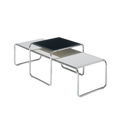 Knoll Laccio Low Table Square - Chrome frame