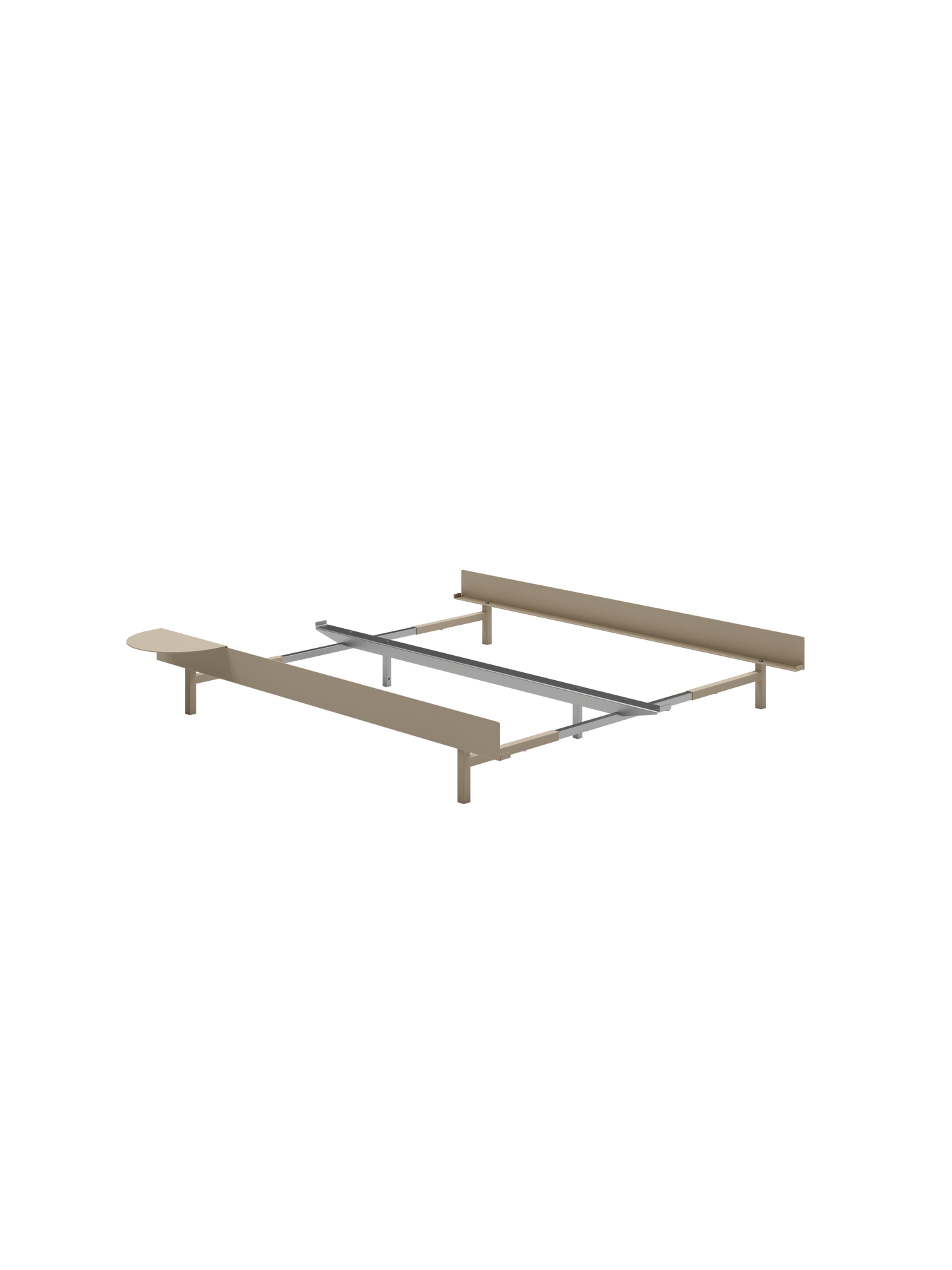 Moebe Expandable Bed: 90-180cm Low