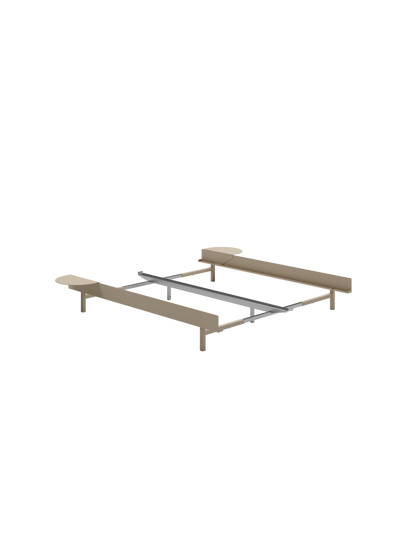 Moebe Expandable Bed: 90-180cm Low