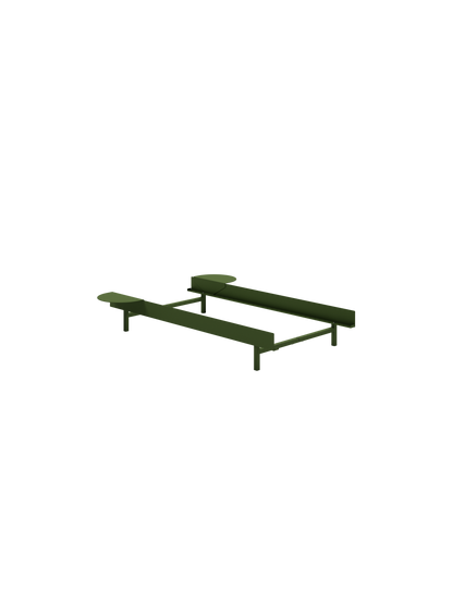 Moebe Bed: 90cm Low