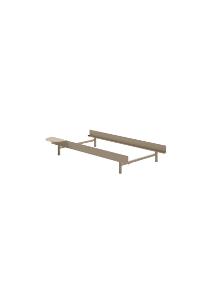 Moebe Bed: 90cm Low