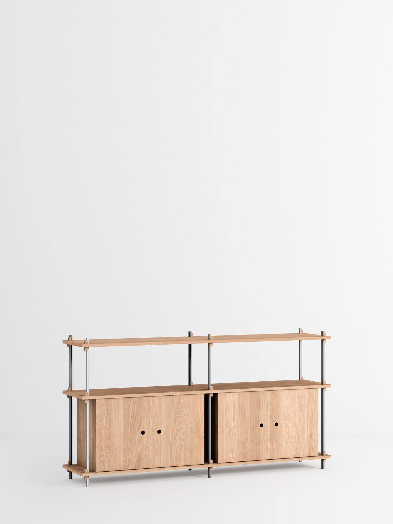 Moebe Shelving - Floor Standing / Double Bay Set (S.85.2.D) – minima