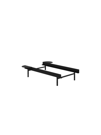 Moebe Bed: 90cm High