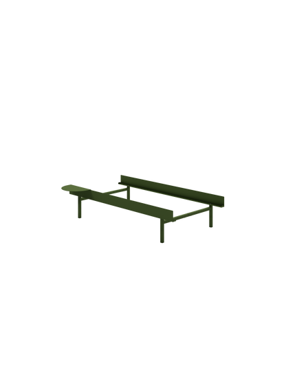 Moebe Bed: 90cm High