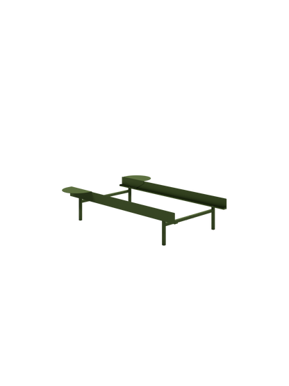 Moebe Bed: 90cm High