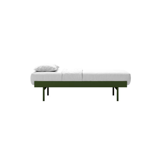 Moebe Bed: 90cm High