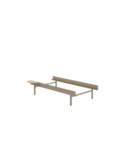Moebe Bed: 90cm High