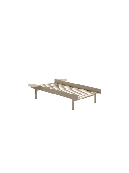 Moebe Bed: 90cm High