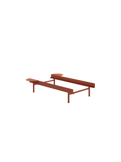 Moebe Bed: 90cm High
