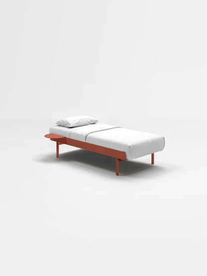 Moebe Bed: 90cm High