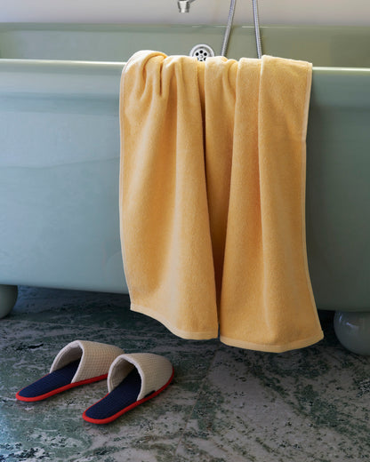 HAY Waffle Bathrobe Slippers Cream Multi