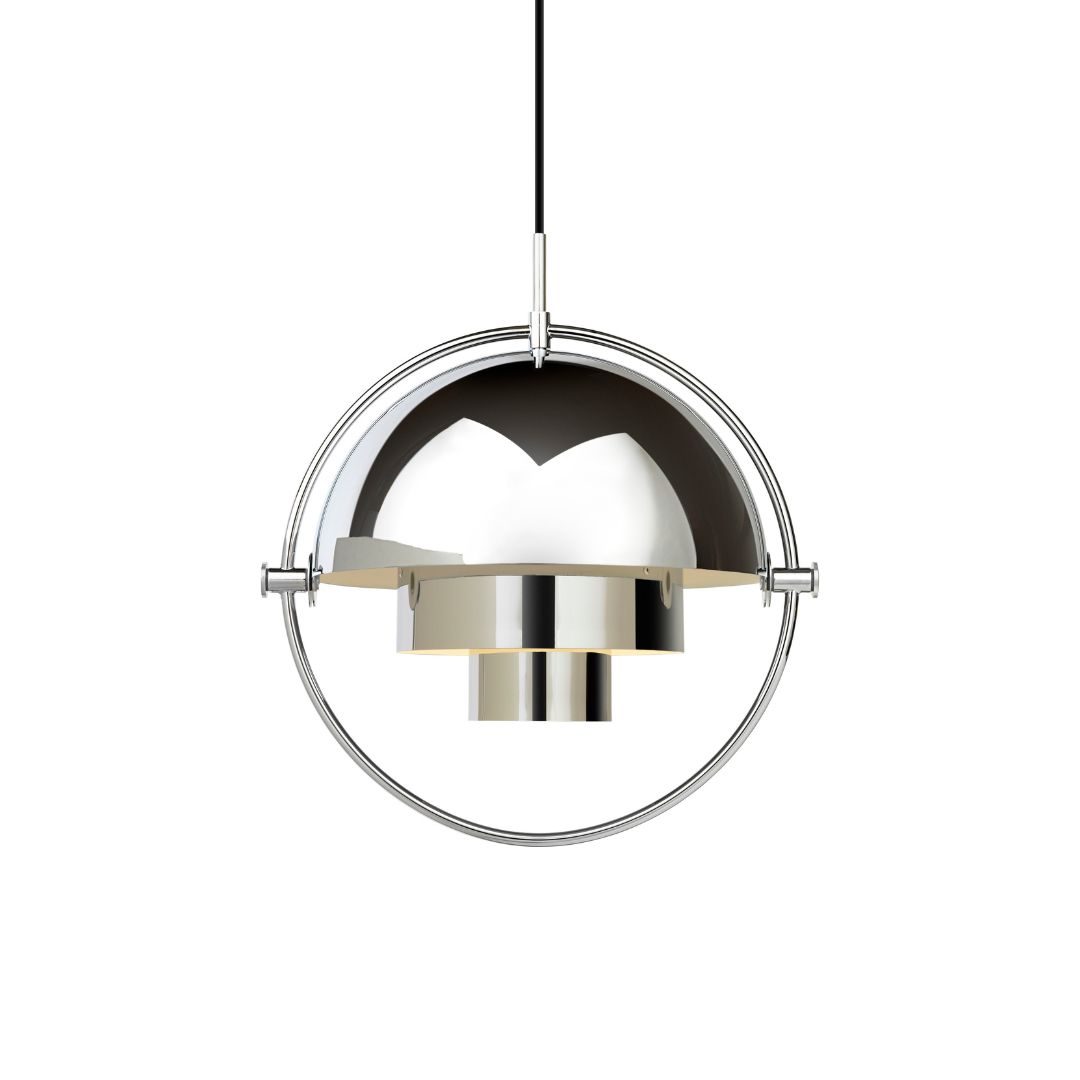 GUBI Multi-Lite Pendant Light Chrome