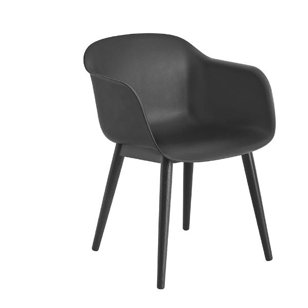 Muuto Fiber Armchair Wood Base