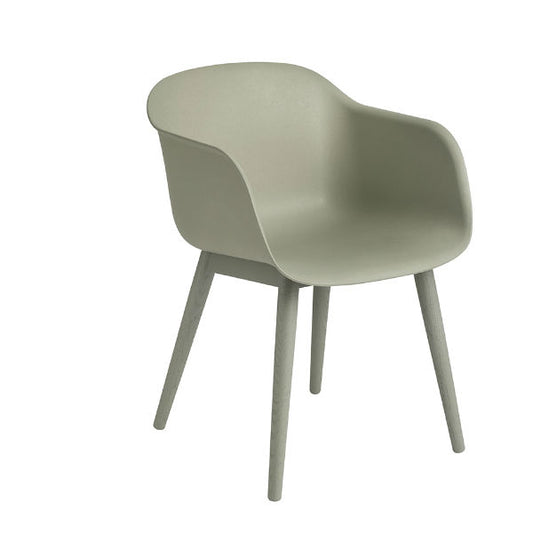 Muuto Fiber Armchair Wood Base