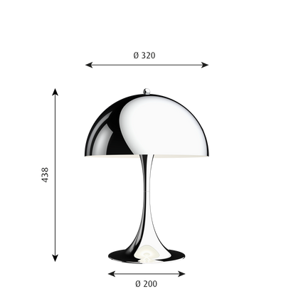 Louis Poulsen Panthella 320 Table Lamp