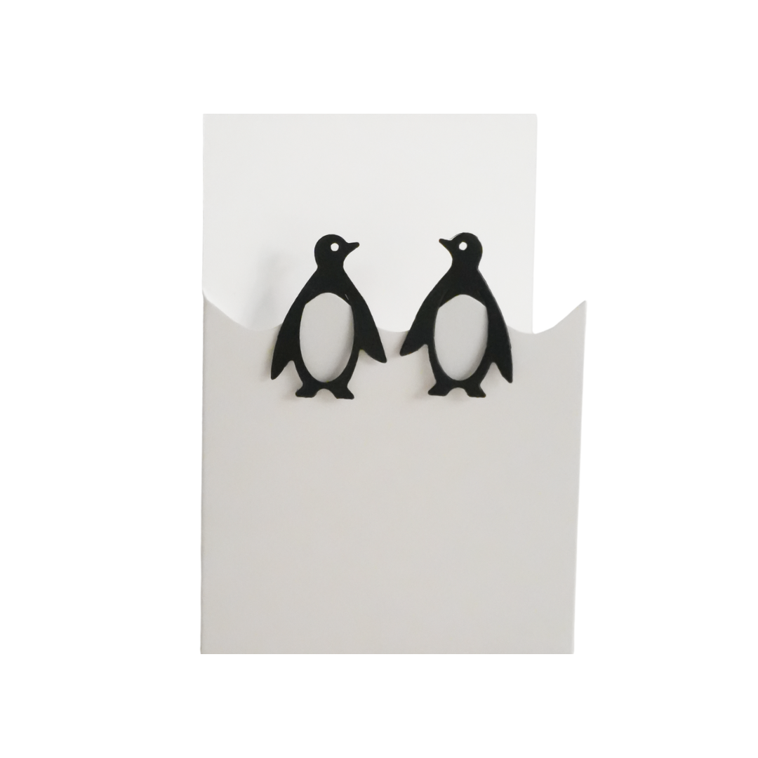 Cut & Make Penguin Bookmarks Christmas Card