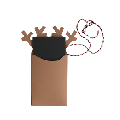 Cut & Make Reindeer Envelope Gift Tag / Christmas Card