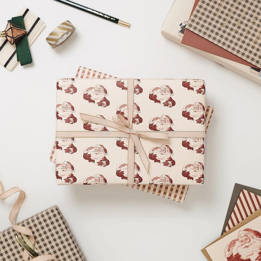 Katie Leamon Santa's List Gift Wrapping Paper