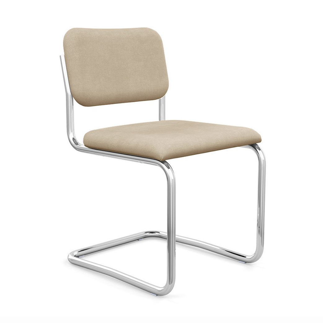 Knoll Cesca Chair Armless Upholstered Seat & Back