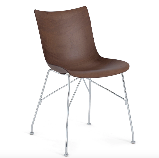 Kartell P/Wood Chair Chrome