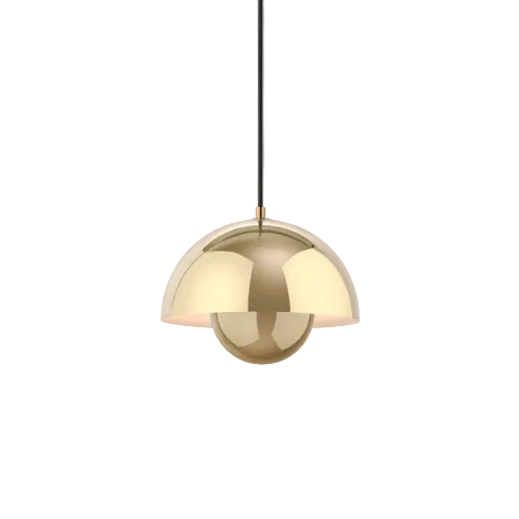 &Tradition Flowerpot VP1 Pendant Light: Brass-plated Ex-display
