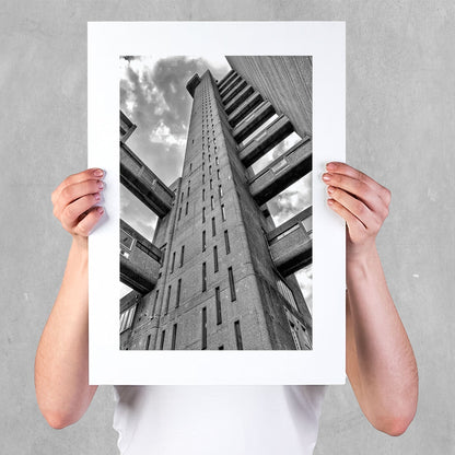 Spaceplay Trellick Tower - Staircore Look Up Print