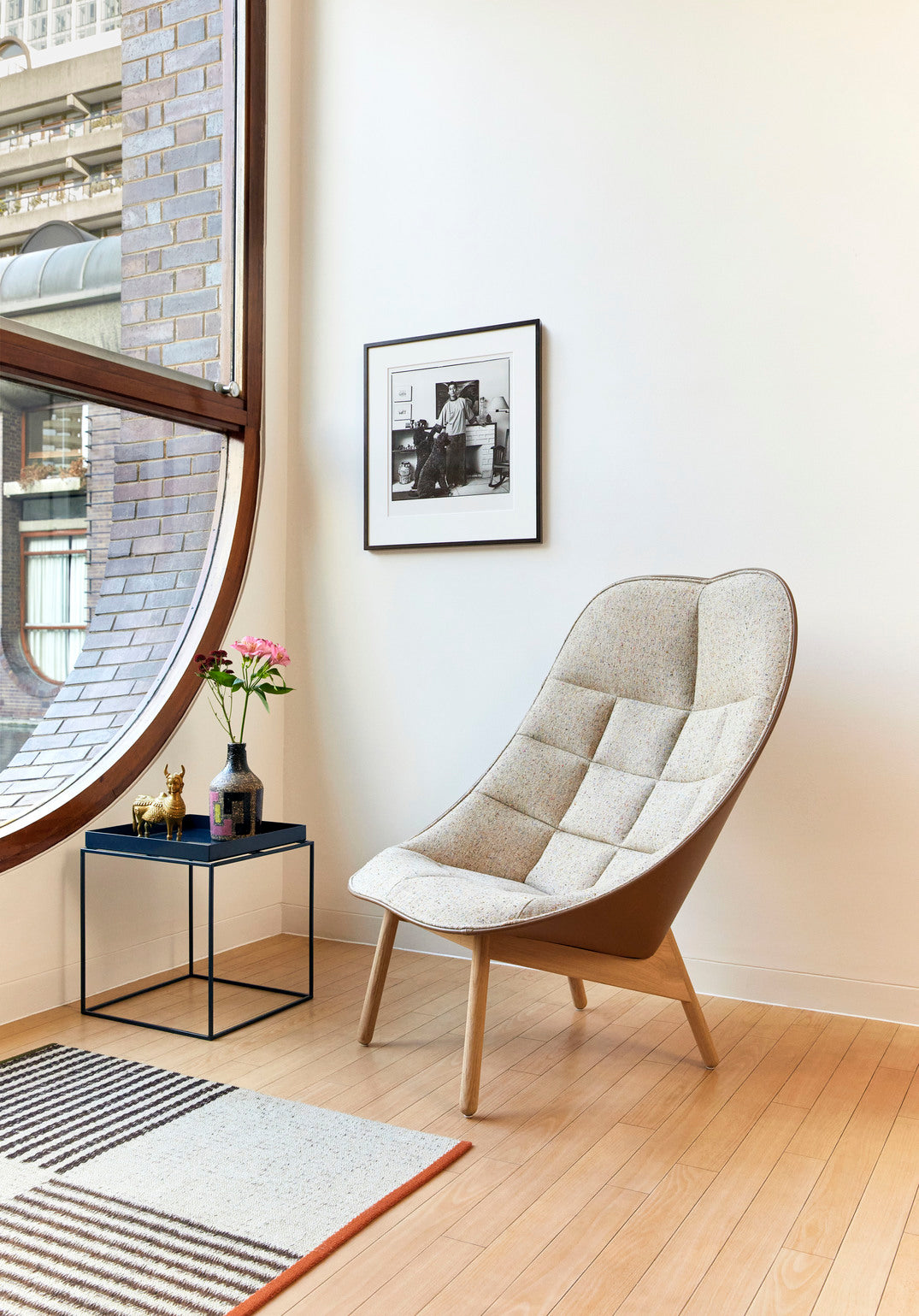 HAY Uchiwa Quilted Lounge Chair