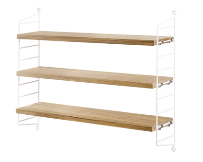 String Pocket Shelving - Wood