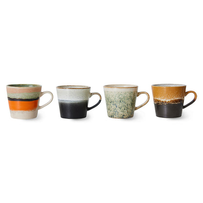 HKLiving 70s Ceramics: Cappuccino Mugs - Verve