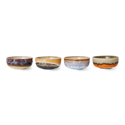 HKLiving 70s Ceramics: Tapas Bowls - Crystal