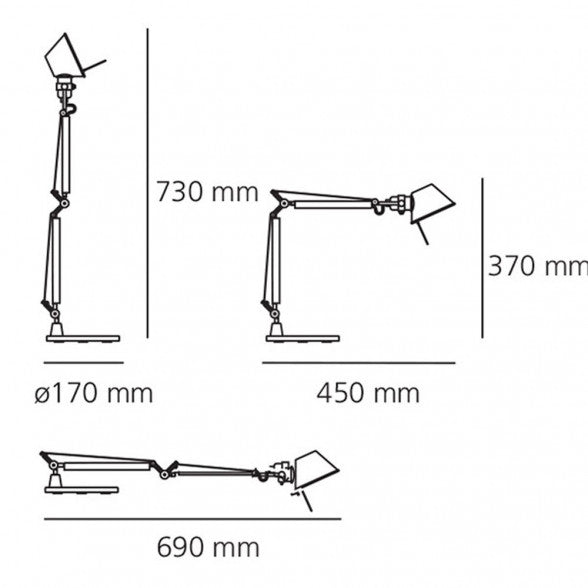 Artemide Tolomeo Micro Lamp